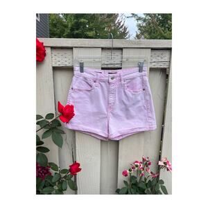WILD FABLE Highest Rise Pink Cuffed Shorts Size 2/26R